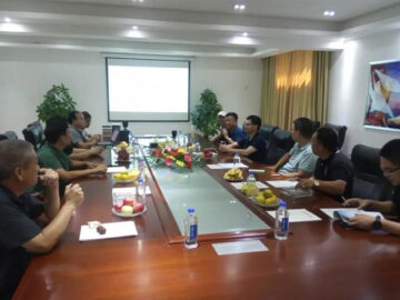 河南省設(shè)廳協(xié)會秘書長盧明安、總工黃禮樂等領(lǐng)導(dǎo)人蒞臨考察