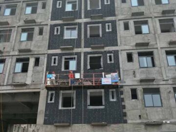 快來看呀！這整整齊齊的板材是什么？河南朝欽節(jié)能廠家生產(chǎn)A級防火保溫材料石墨改性水泥基保溫板